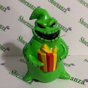 Disney Nightmare Before Christmas Oogie Boogie Present Blow Mold Light Up 11"